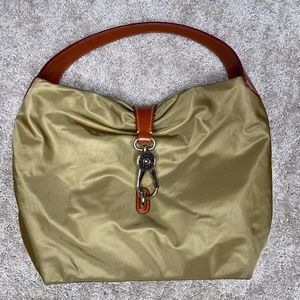 Dooney & Bourke Logo Lock Nylon Shoulder Bag